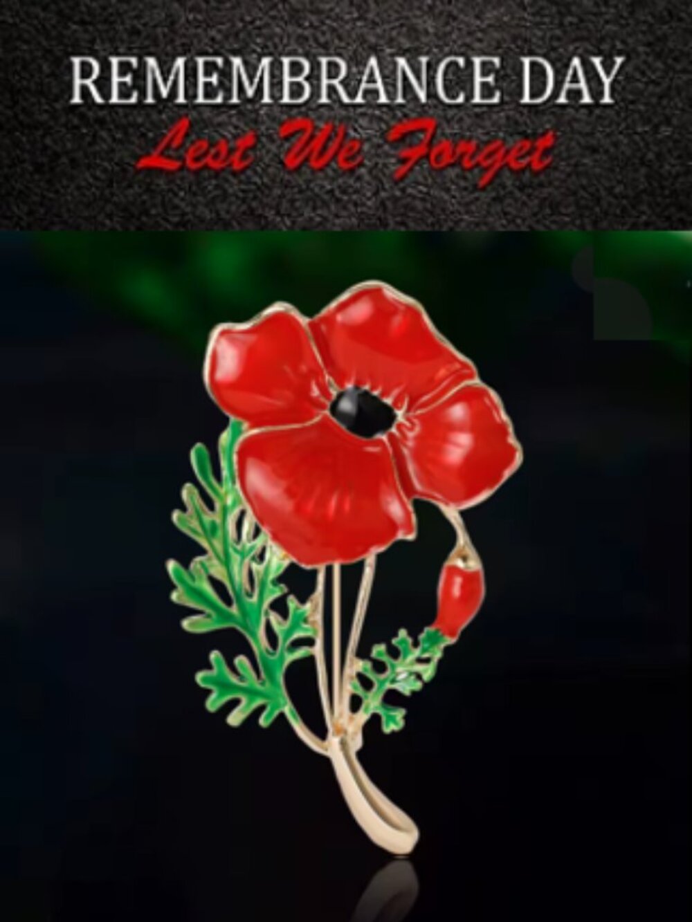🌺50% Proceeds go to The Legion Poppy Fund🌺